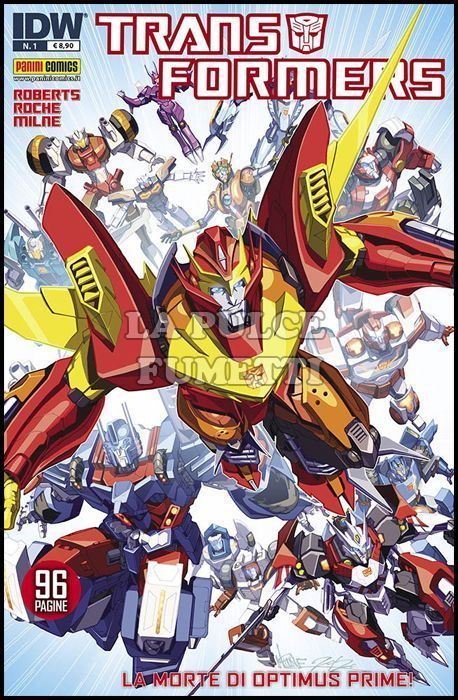 TRANSFORMERS #     1: LA MORTE DI OPTIMUS PRIME!